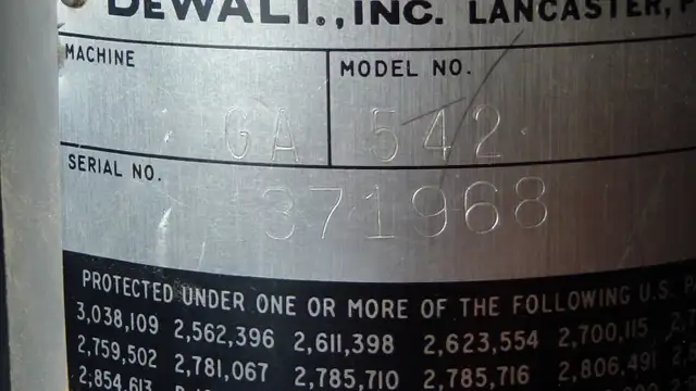 DEWALT 14' RADIAL ARM SAW - Photo 5