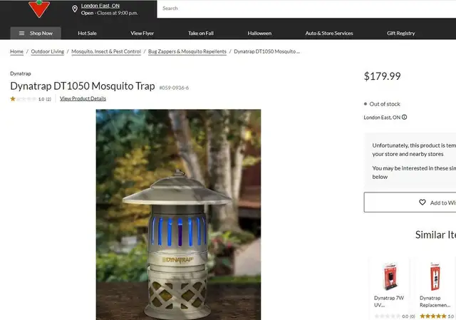 Brand New Dynatrap Mosquito Trap For Sale - Photo 5