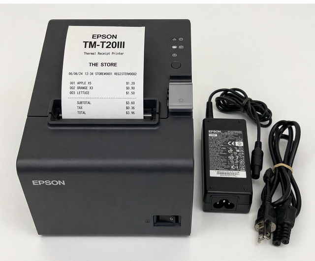 Epson TM-T20III Thermal Receipt Printer