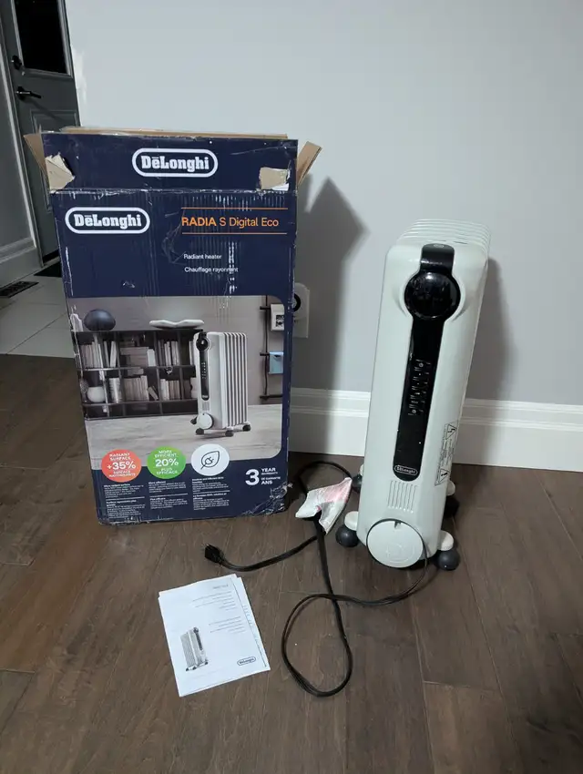 New DeLonghi Oil Filled Space Heater For Sale - Photo 2
