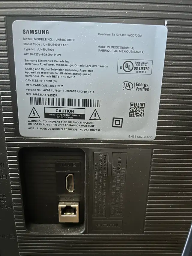 Samsung TV 60 inch 4K Smart TV Year: 2025 - Photo 2