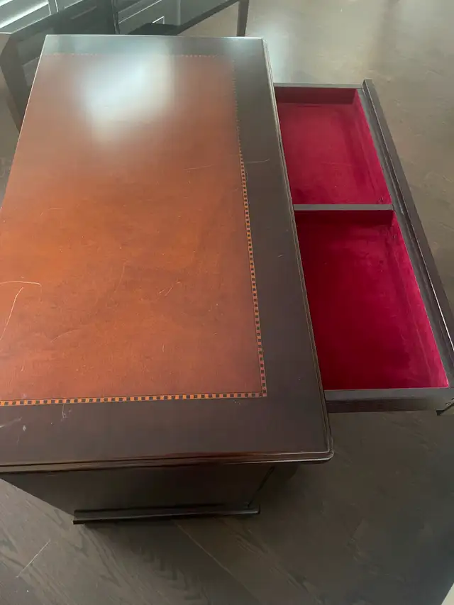 Antique Edwardian Quality Mahogany Desk - Photo 3