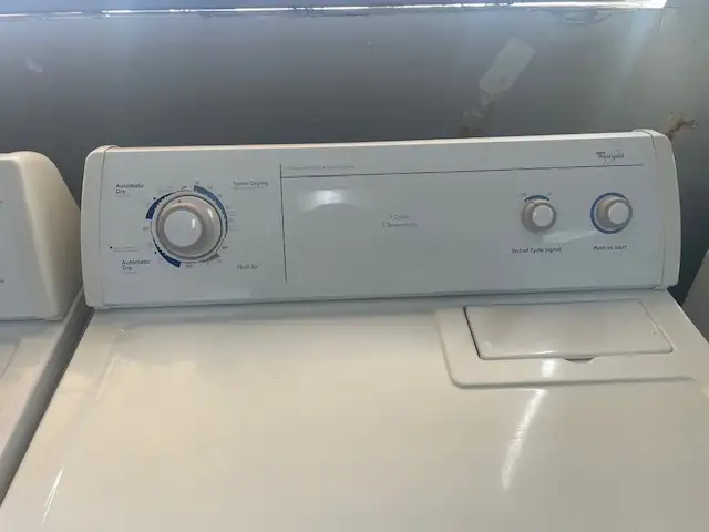 Laveuse sécheuse traditionnelles blanches Whirlpool - Photo 4