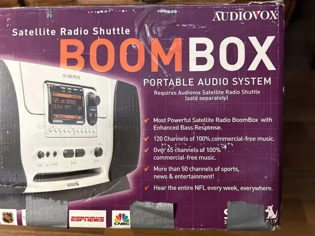 NEW-SIRIUS Audiovox SIR-PNP3 Satellite Receiver PLUS BB3 Boom - Photo 5