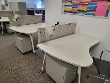 Desks/ All steel L-Shape 60x42' workstations $249.99/excel condi - Photo 4