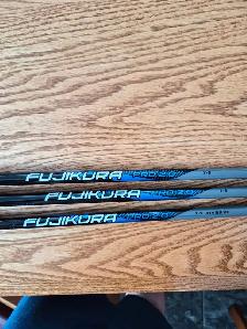 3 Used like new fujikura 2.0 pro golf shafts for sale!!