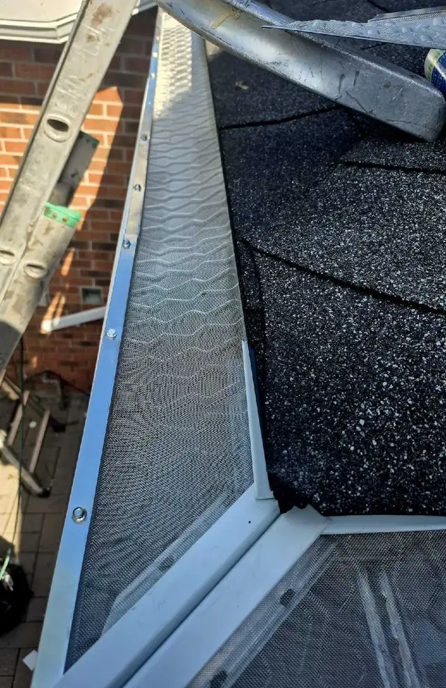 gutter protection installation - Photo 2