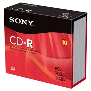 SONY CD-R Blank Recordable Discs