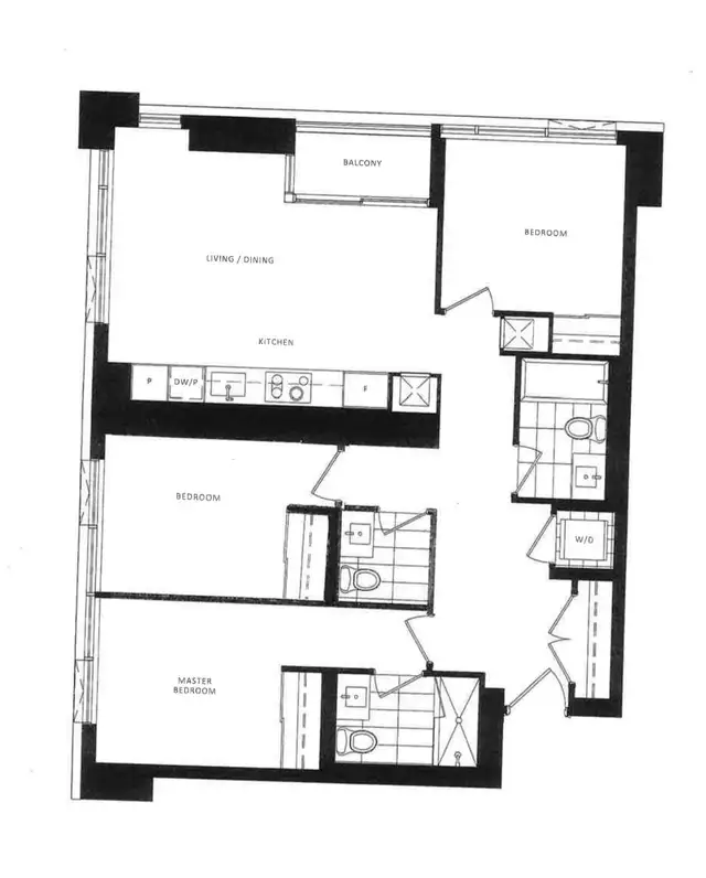 Bloor and Sherbourne 3 Bed 3 Bath Luxury Burke Condo for Rent - Photo 12