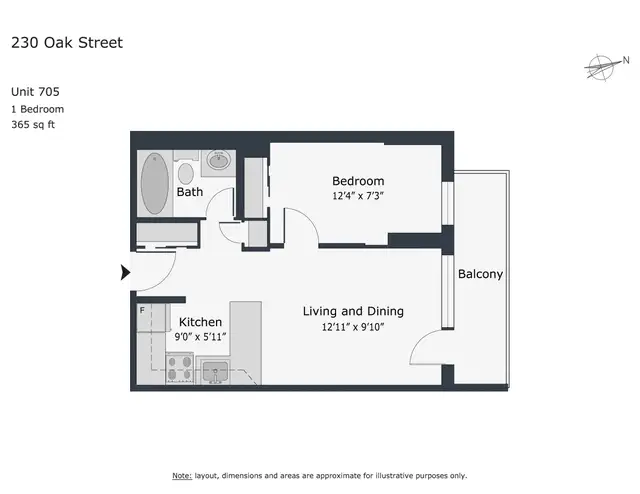 renovated one bedroom - ID 2507 - Photo 11