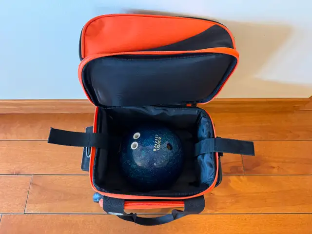 BOULE DE BOWLING AVEC SAC DE TRANSPORT - Photo 5