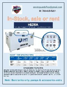 TANKS for Diesel, Gasoline or Lubricants