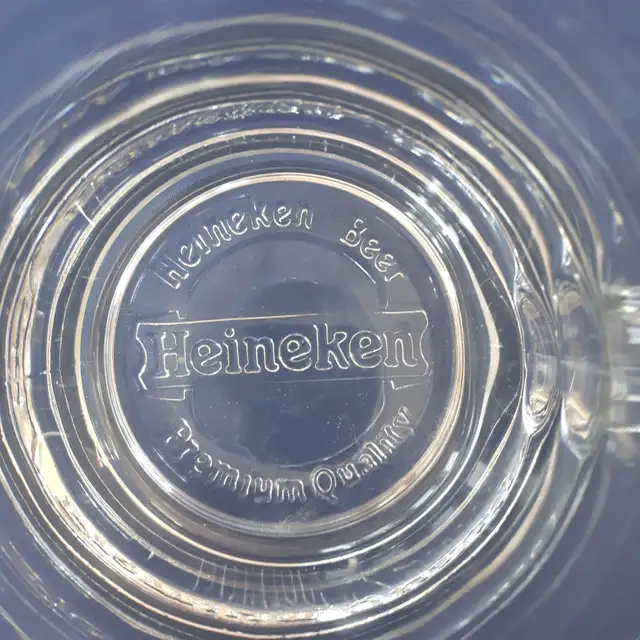 TASSE À BIÈRE NEUVE VERRE ÉPAIS HEINEKEN QUALITÉ PREMIUM: $10.00 - Photo 2