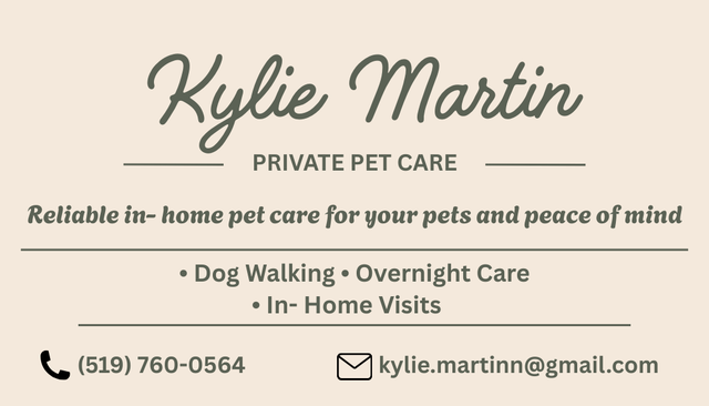 Private In-Home Pet Care | Dog Walking & Overnight Care | Guelph