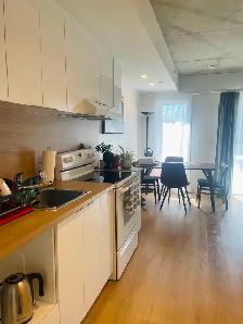 3 1/2 neufs, tout meublés, balcon, terrasse, stationnement int.