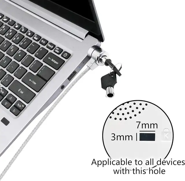 Brand New Keyed Cable Lock for Laptop Notebook - Photo 3
