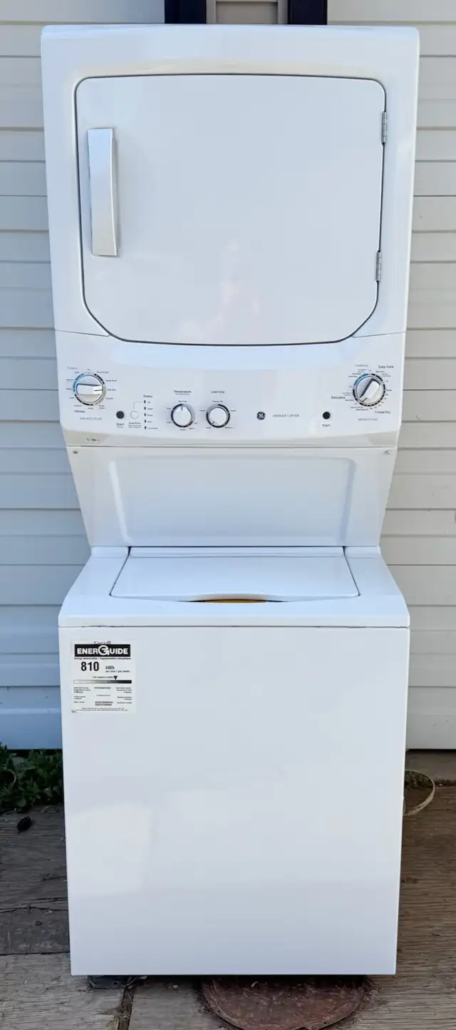 Ge Stackable washer and dryer - Digital controls - Photo 2