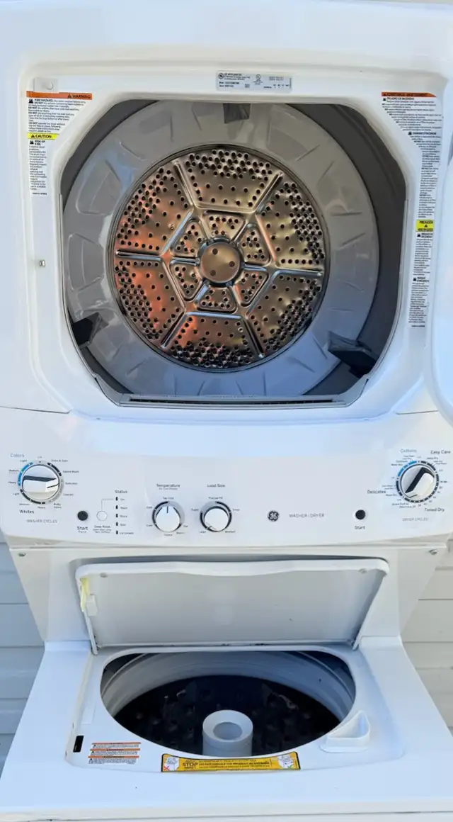 Ge Stackable washer and dryer - Digital controls - Photo 4