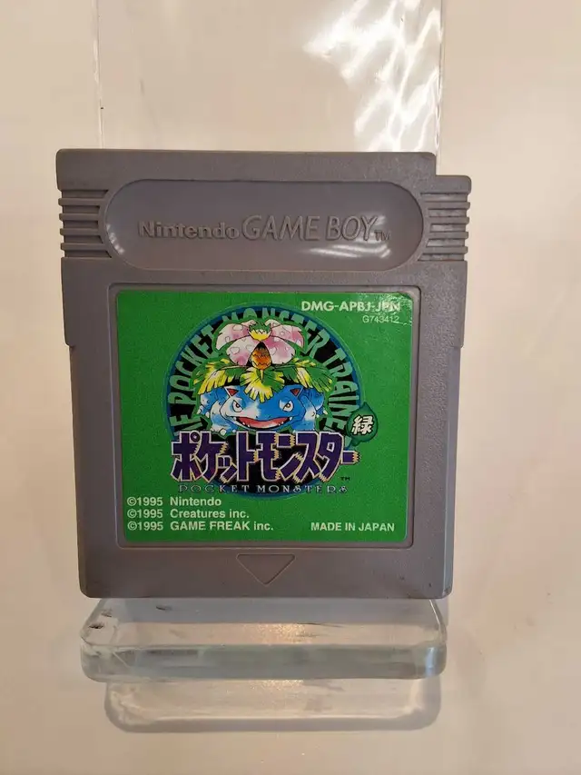 Gameboy Pokémon Green Japanese - Pocket Monsters