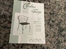 patio table and 9 chairs