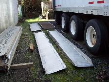 Slide Out Truck Ramps, 2 Pc. Car Ramp, Walk Way