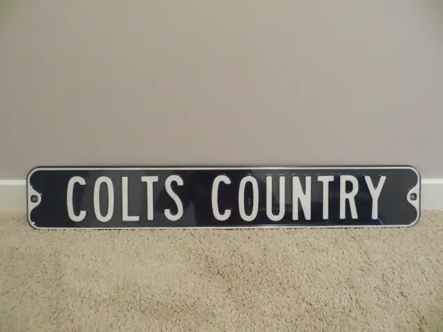 For Sale: Indianapolis Colts Sign (Brand New)