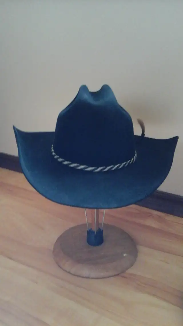 Black XXXXX Stetson Felt Hat .  Size 6 7/8