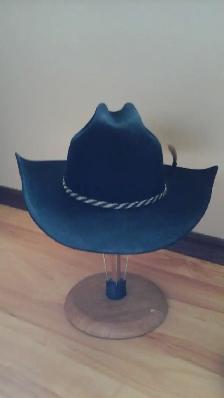Black XXXXX Stetson Felt Hat .  Size 6 7/8