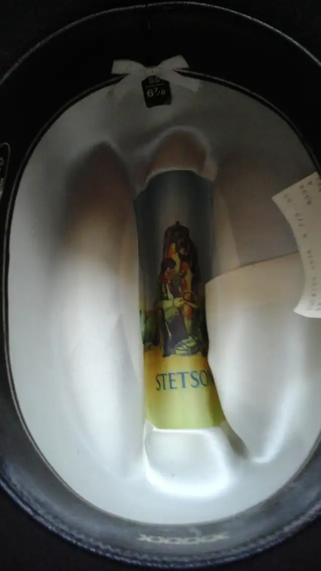 Black XXXXX Stetson Felt Hat .  Size 6 7/8 - Photo 4