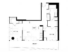 MARKET WAHRF: 2 Bedroom / 1 Bath Corner Condo For Rent Toronto - Photo 2