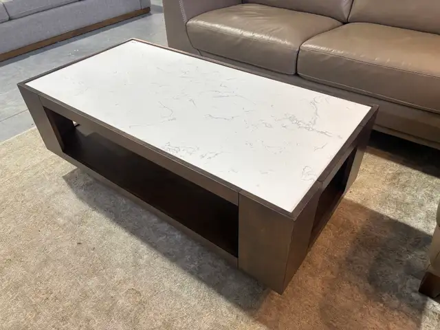 Coffee table with stone top - Photo 2