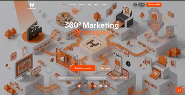 Création de site web professionnel – Obtenez plus de clients