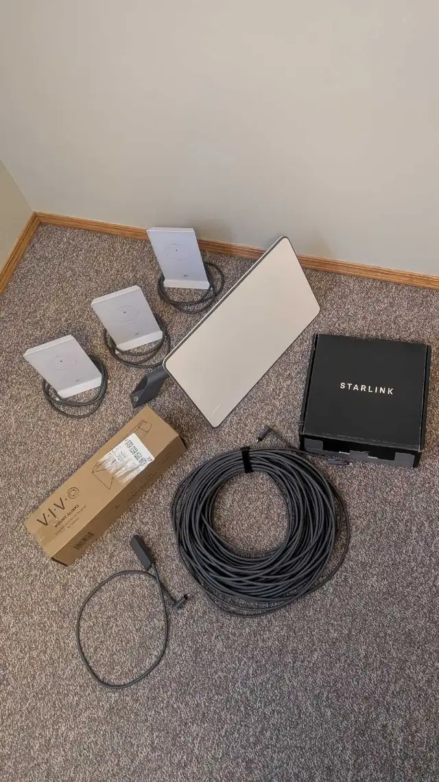 GEN 2 STARLINK KIT, 3 ROUTERS, 150 FT CORD