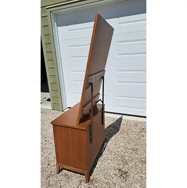 MID CENTURY MODERN MAPLE DRESSING TABLE w MIRROR - Photo 5