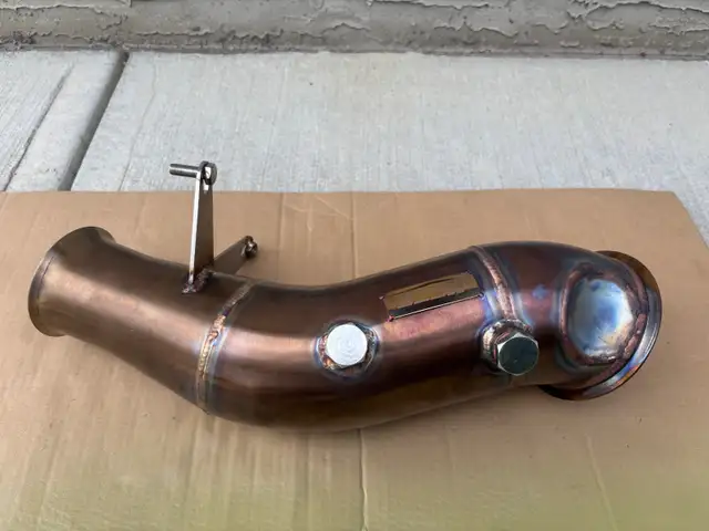 Downpipe - CTS Turbo Race 4' Downpipe BMW N55 Electric Wastegate - Photo 4