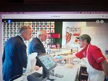 pizza maker and pizza delivery driver