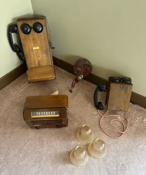 Clearing out grandpa and grandma's treasures.