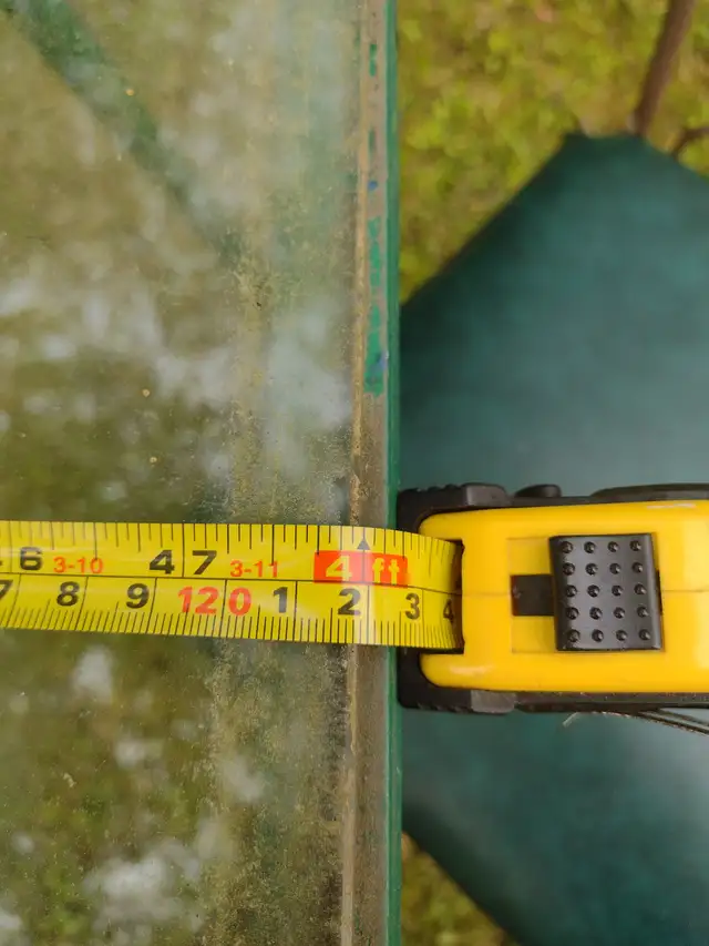 5 pcs metal and glass patio set - Photo 4