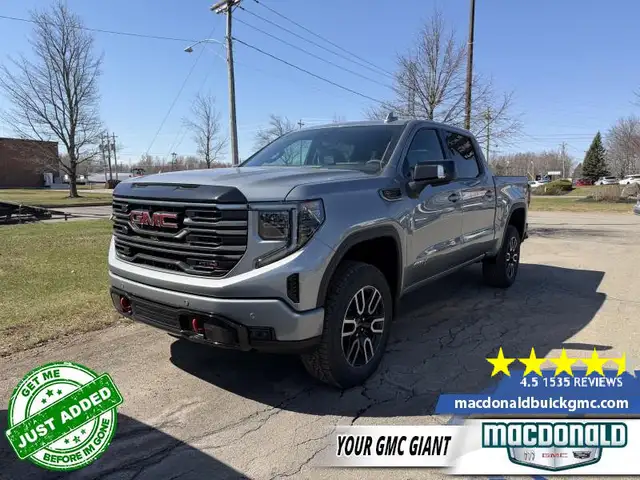 2026 GMC Sierra 1500 AT4 - Leather Seats - Sunroof - $685 B/W