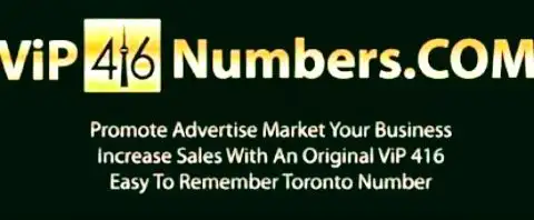 Number (437) XXX-4444 For Sale ViP 416 Numbers