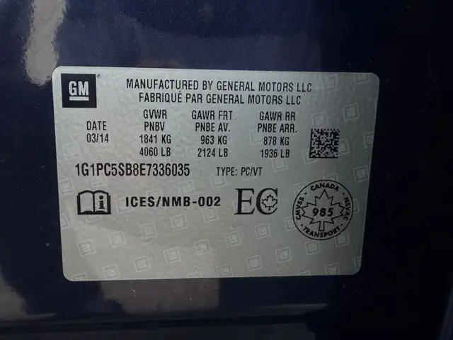 2014 Chevrolet Cruze 1LT Auto 4dr Sedan Automatic - Photo 17