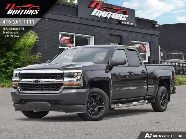 2019 Chevrolet Silverado 1500 4x4 Double Cab Work Truck | LOW KM