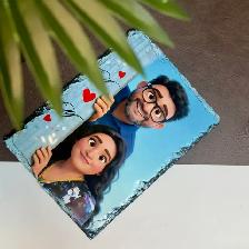 Personalized Toon Design Slate Print – Custom Cartoon Photo Gift