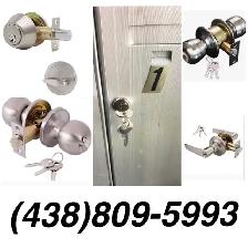 installation de serrure,poignée,barrure,loquet (438)809-5993