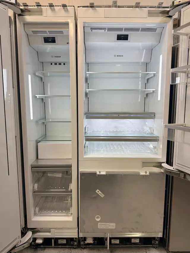 "BOSCH" Set Fridge 30"/Freezer 18" Panel Ready Built In - Photo 2