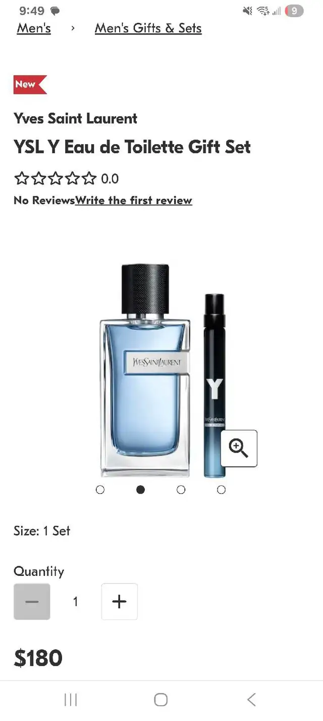 BRAND NEW YVES SAINT LAURENT EDT  YSL Y 100ML  GIVE SET - Photo 3