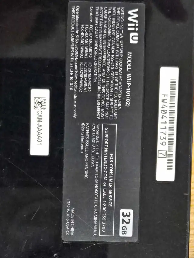 Nintendo Wii U console - Photo 7