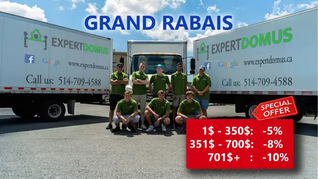 37 $/h Tel: 514 709 4588  déménagement local  &  longue distance