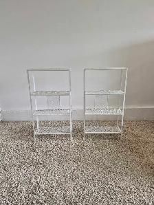 DELIVERY AVAILABLE LIKE NEW White 4 Tier Level Shelving Unit - Photo 2