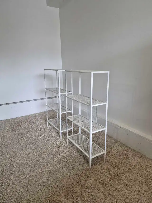 DELIVERY AVAILABLE LIKE NEW White 4 Tier Level Shelving Unit - Photo 5